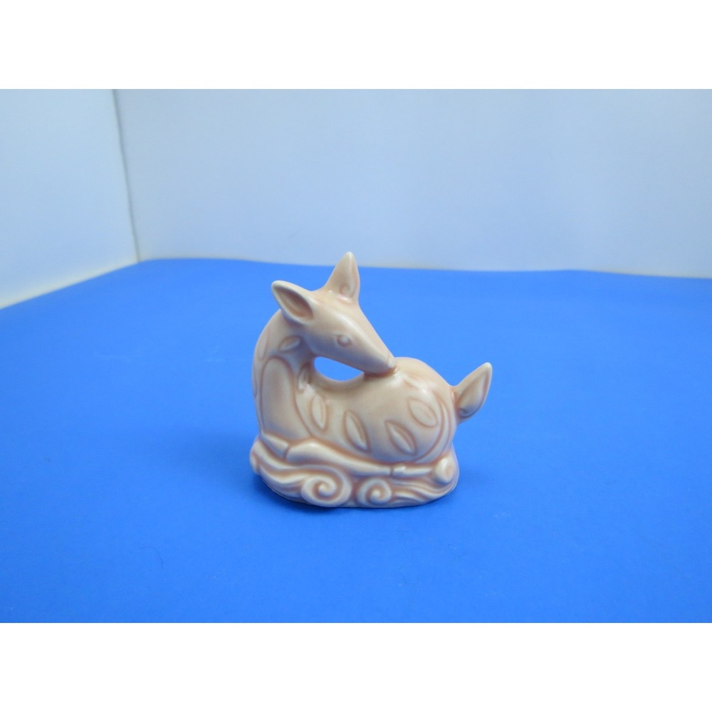 Rookwood Pottery 2012 Deer Fawn Resting Figurine Paperweight #10130